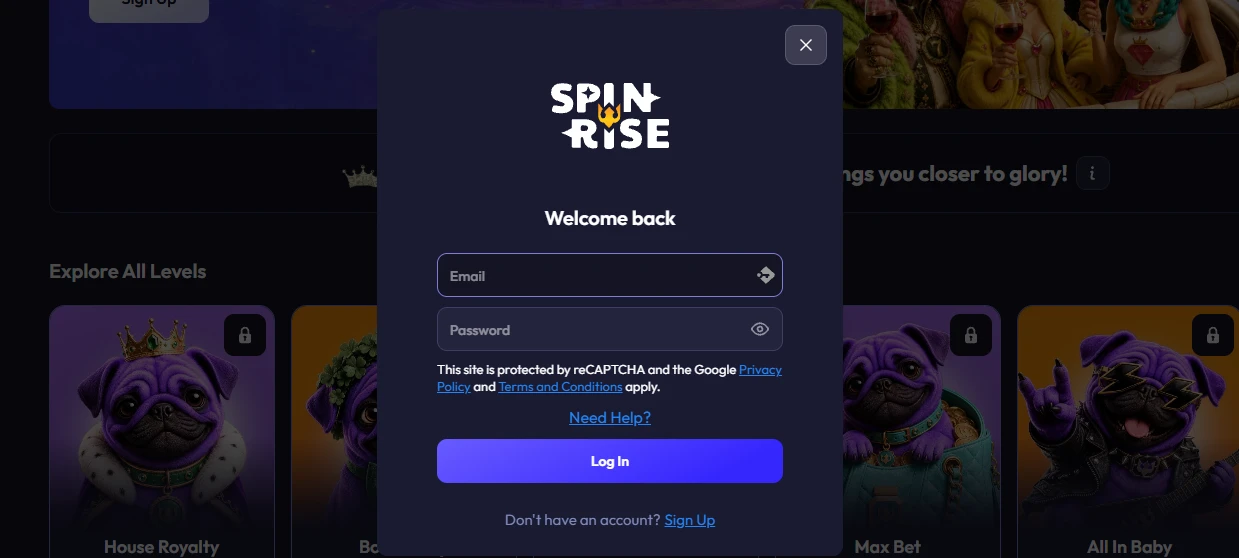 spirise-casino-login-banner